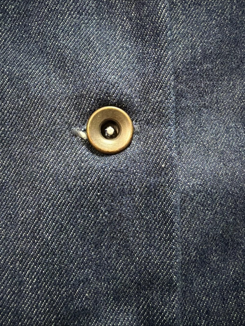 Dark Blue Denim Sleeveless Vest - Picture 5 of 11